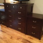 Salvaged Walnut Slab Laptop Station